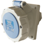 IP67 Panel mounted socket 16Amp