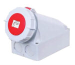 IP67 Wall Socket 63 Amp - 4 Pole/Pin