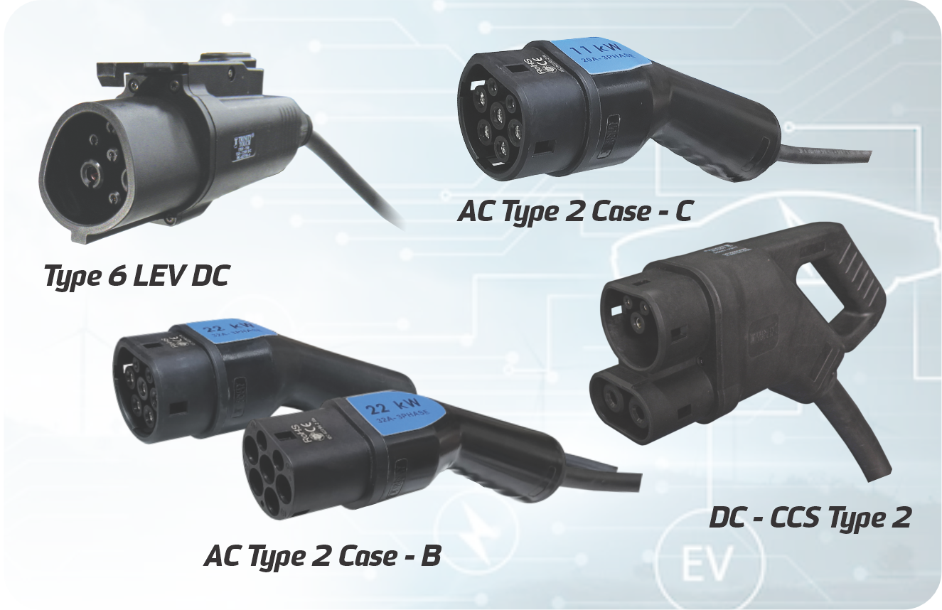 CCS Type 1 and 2 Connectors