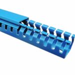 Halogen-Free-Wiring-Ducts-Narrow-Slot-Blue