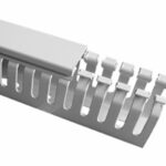 Halogen Free Wiring Ducts Narrow Slot - Light Grey